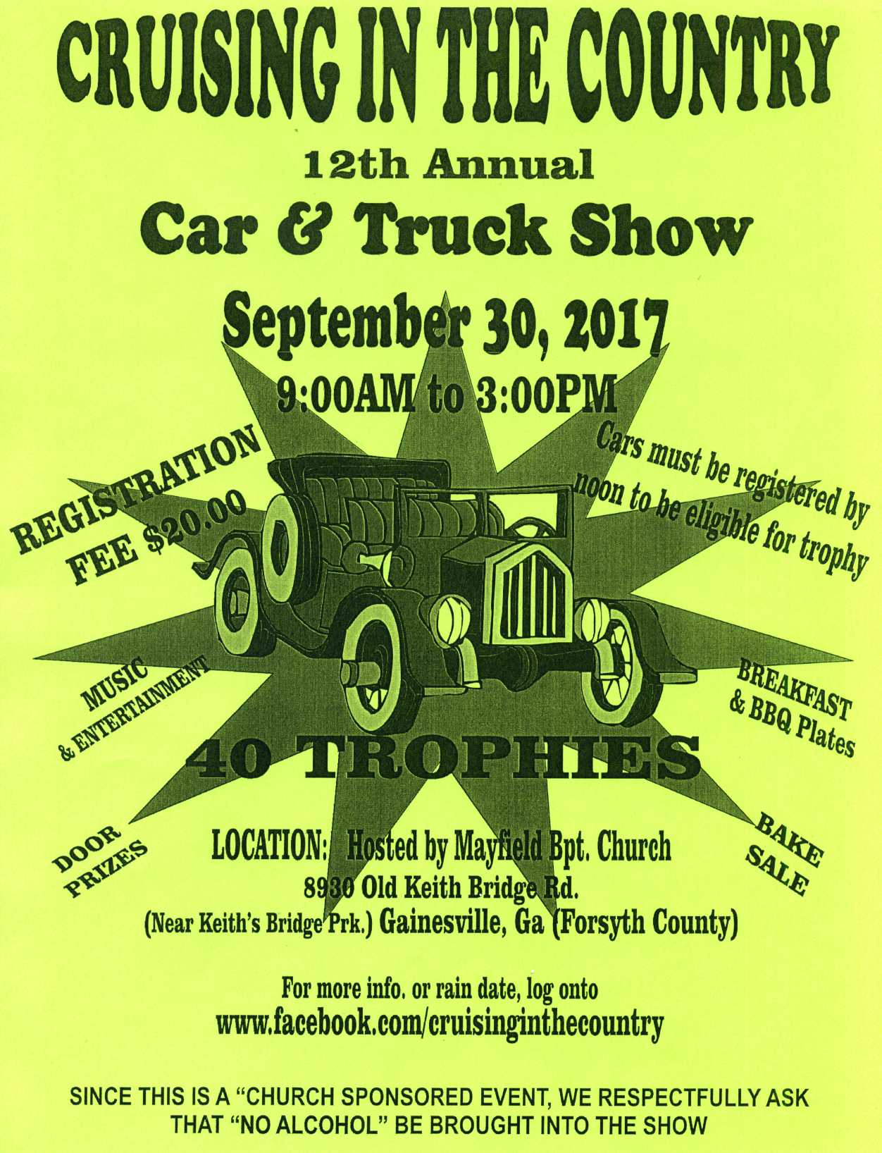 2017 Cruising in the Country Car Show (09.30.17) Northeast